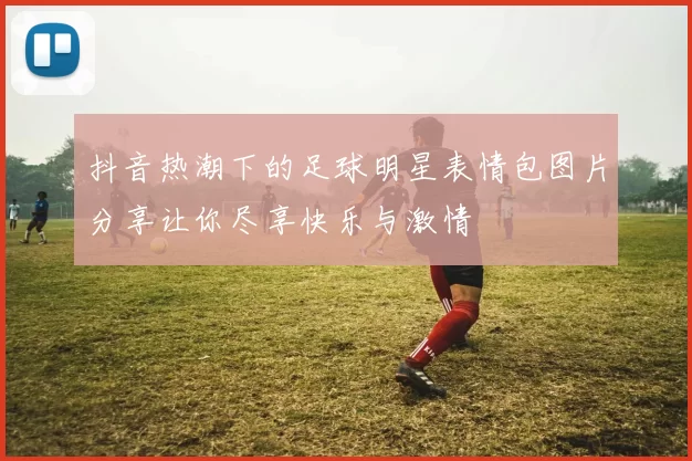 抖音热潮下的足球明星表情包图片分享让你尽享快乐与激情